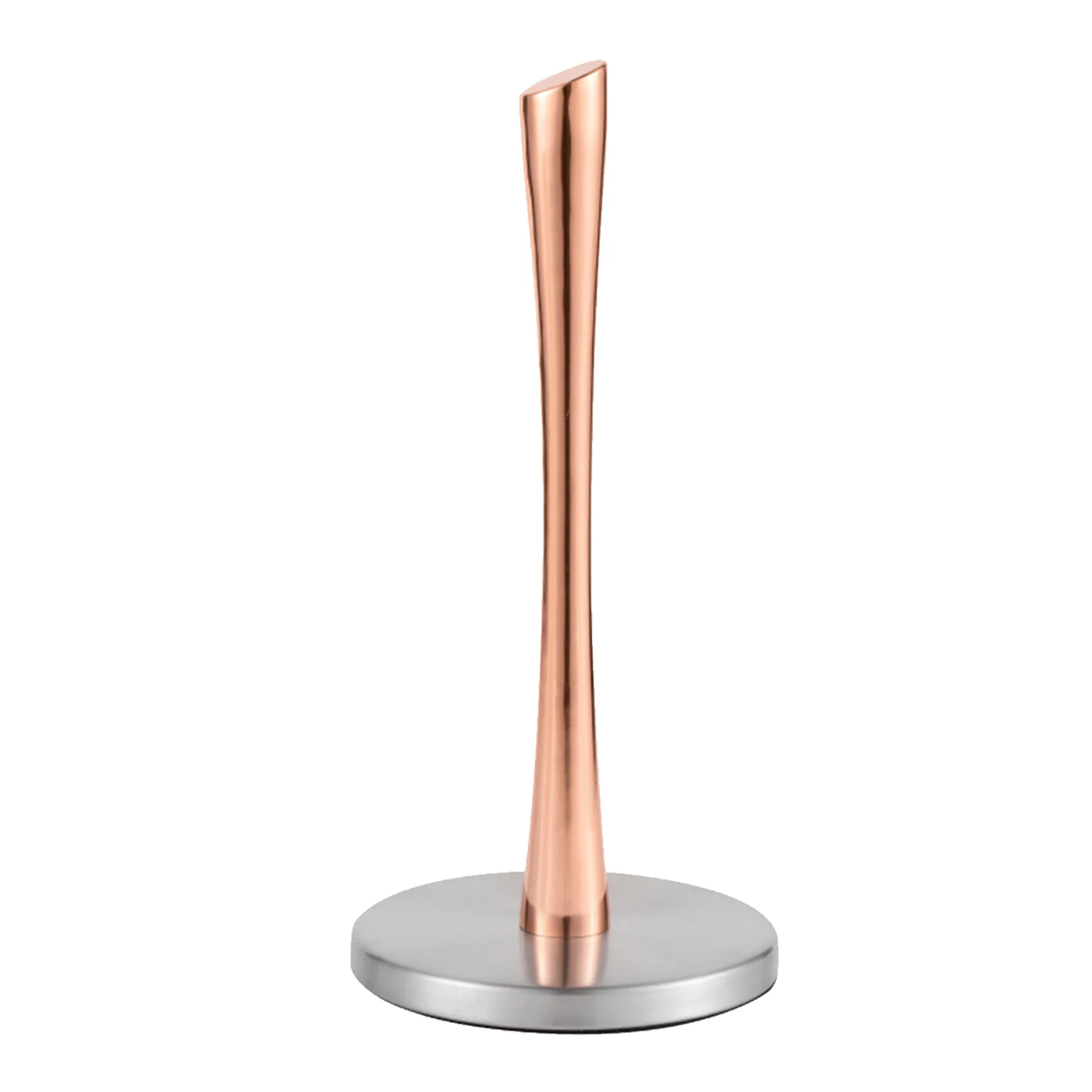 

Countertop Double Paper Towel Holder Stainless Steel Bedroom Kitchen Roll Bathroom Dispenser Storage Non Slip Free Standing Base