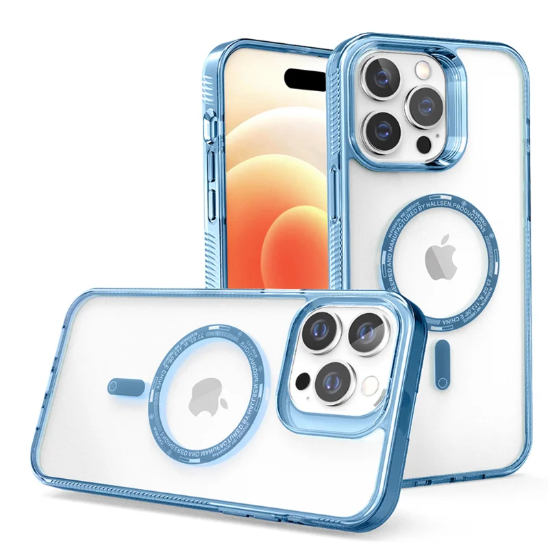 

The new model is suitable for iPhone14pro built-in magnetic phone case, iPhone13/12 transparent magnetic mobile phone case