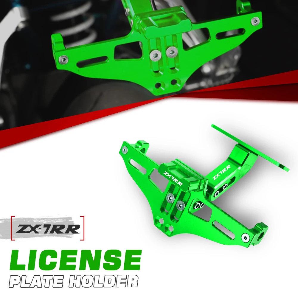 

For Kawasaki ZX7RR ZX 7 RR ZX-7RR 1980-2023 Fender Eliminator Adjustable License Plate Holder Bracket LED License Holder Frame