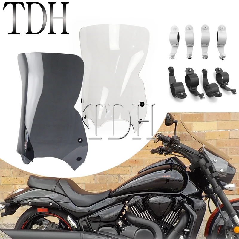 Передняя обтекатель лобового стекла M109R, ветрозащитный щит, спойлер, дефлектор для Suzuki рассмотреть M50 M90 M1800R VZR B.o.s.s M109