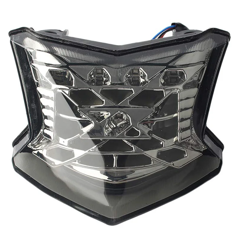 

Встроенный светодиодный задний фонарь для мотоцикла, задний фонарь торможения, фонари поворота для Kawasaki Z650 Z900 NINJA 650 ABS 2017 2018 (белый)