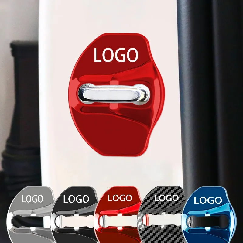 

Car Styling Door Lock Cover Emblems Case For Tesla model 3 model X Y Car Door Protective Decoration Accessories