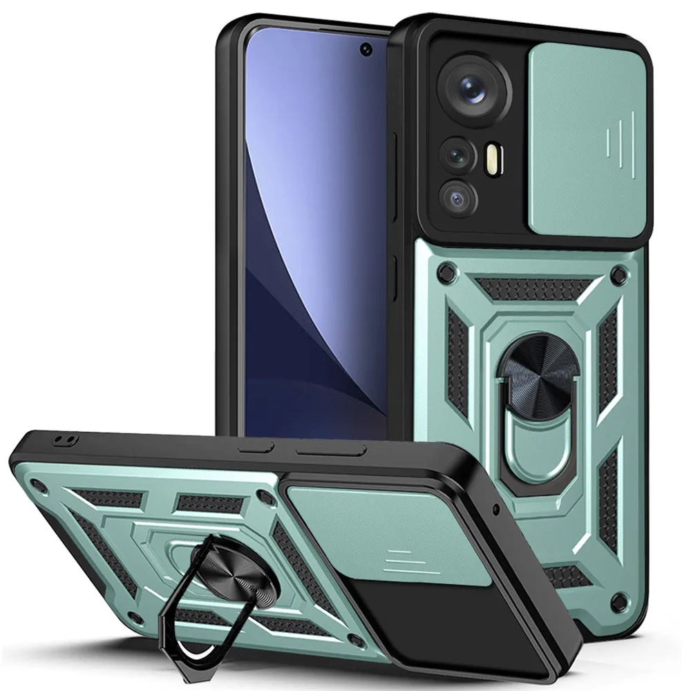 

Armor Case For Xiaomi 12 Lite Case Lens Protection Metal Magnetic Ring Cover For Xiaomi 12S Pro 12 Lite 12X 11 Lite 11T Coque