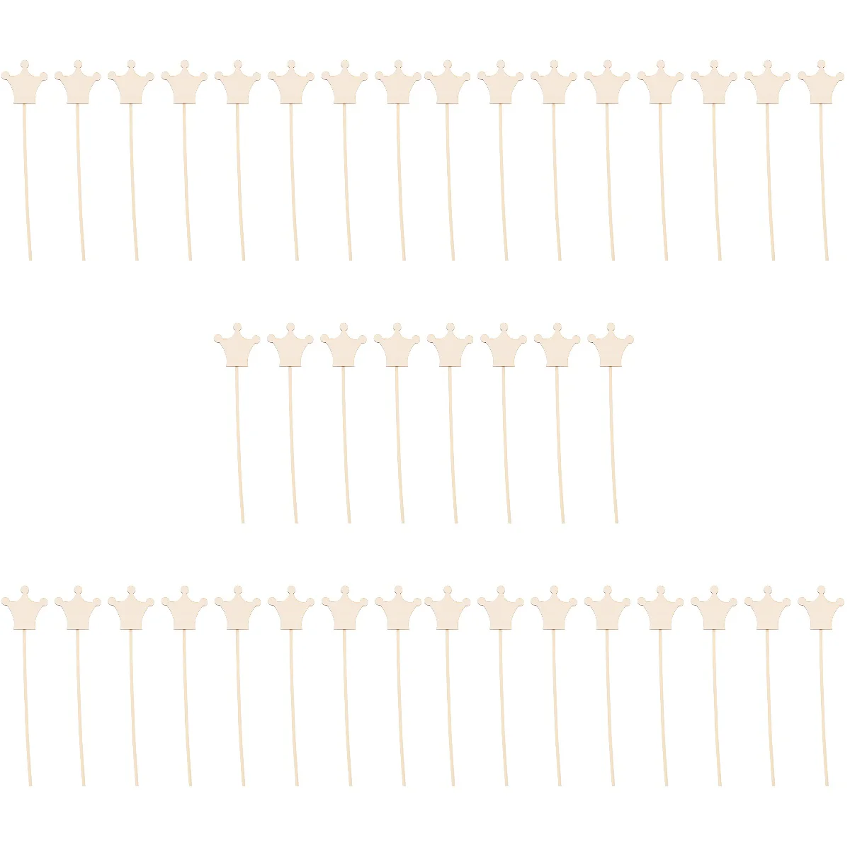 

40 Pcs Wooden Fairy Wand DIY Blank Fairy Wand Children Hand-made Craft Unfinished Fairy Stick