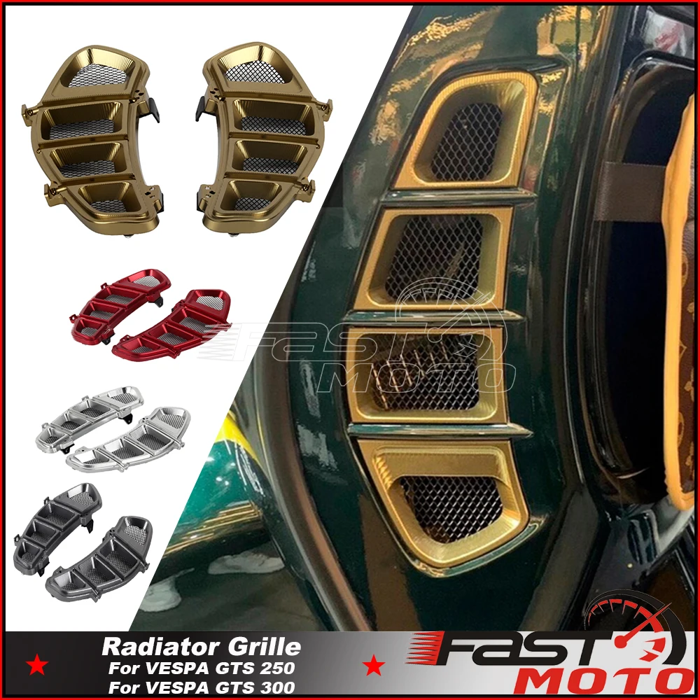 

Motorcycle Bezel Cover Left Right Radiator Guard Grille Protector For GTS300 GTS250 GTS 250 300 2013-2020 2019 2018 2017 2016