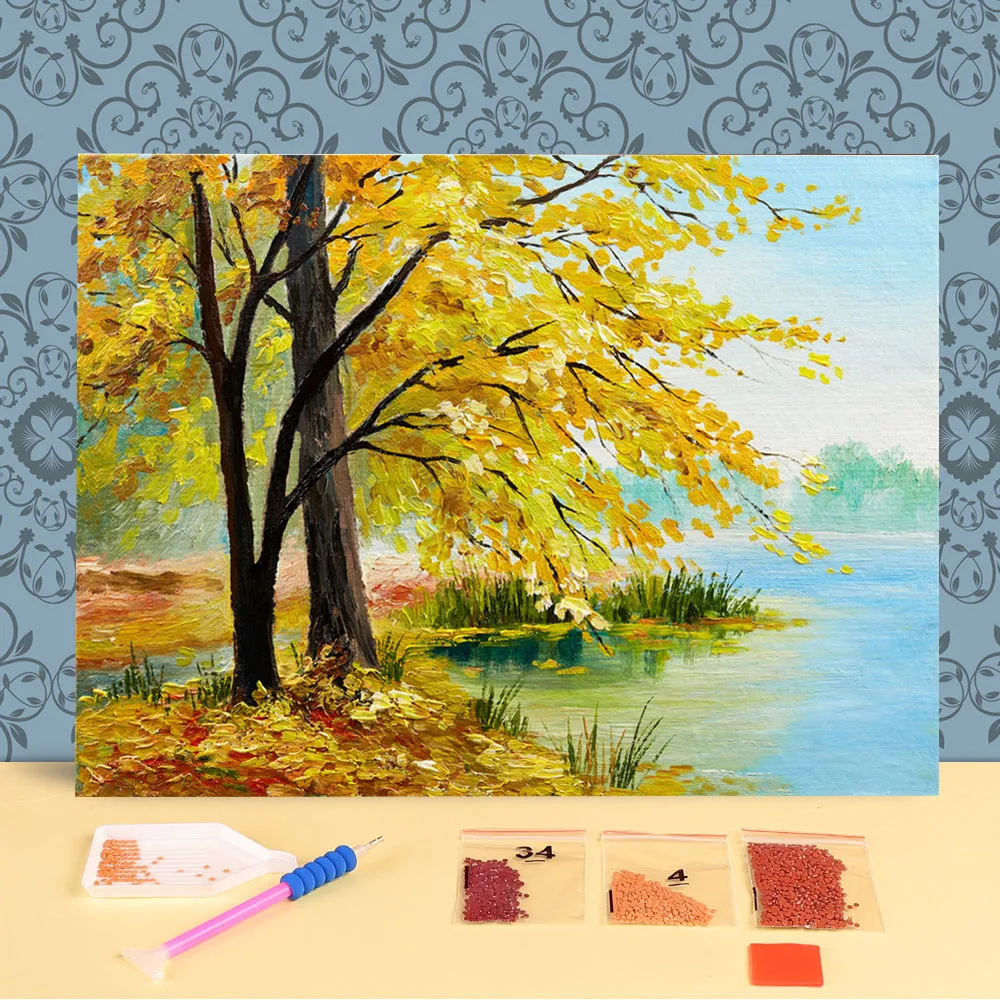 

Набор для алмазной вышивки «Осенний пейзаж»