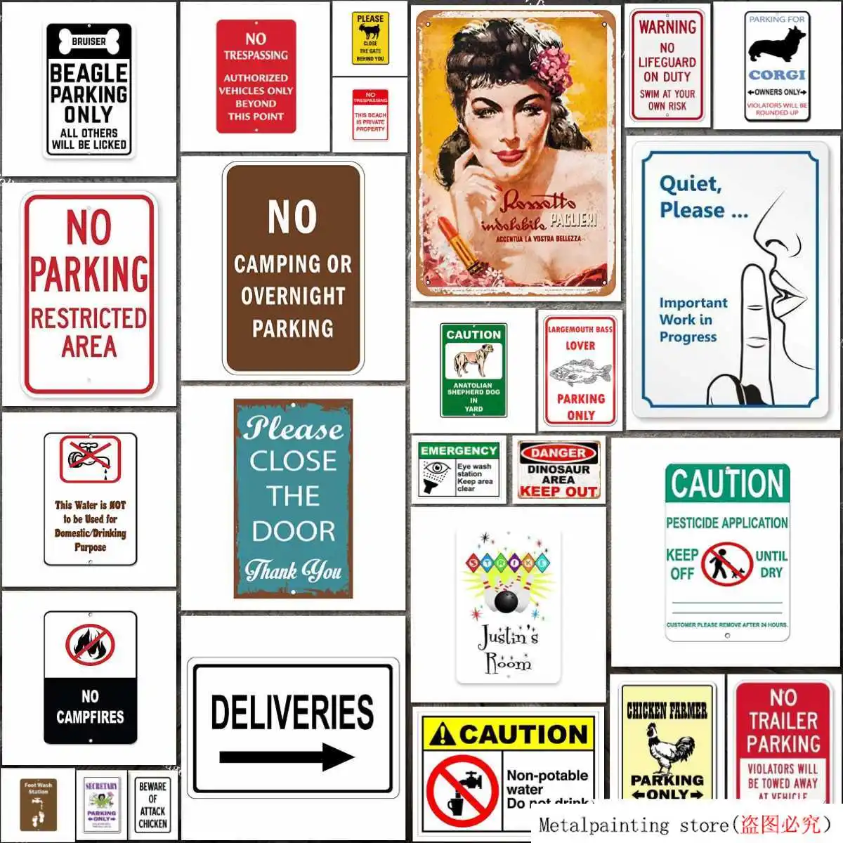 

Металлический жестяной знак, опасная зона динозавра, алюминиевый знак, настенная табличка, металлический жестяной знак, Настенный декор