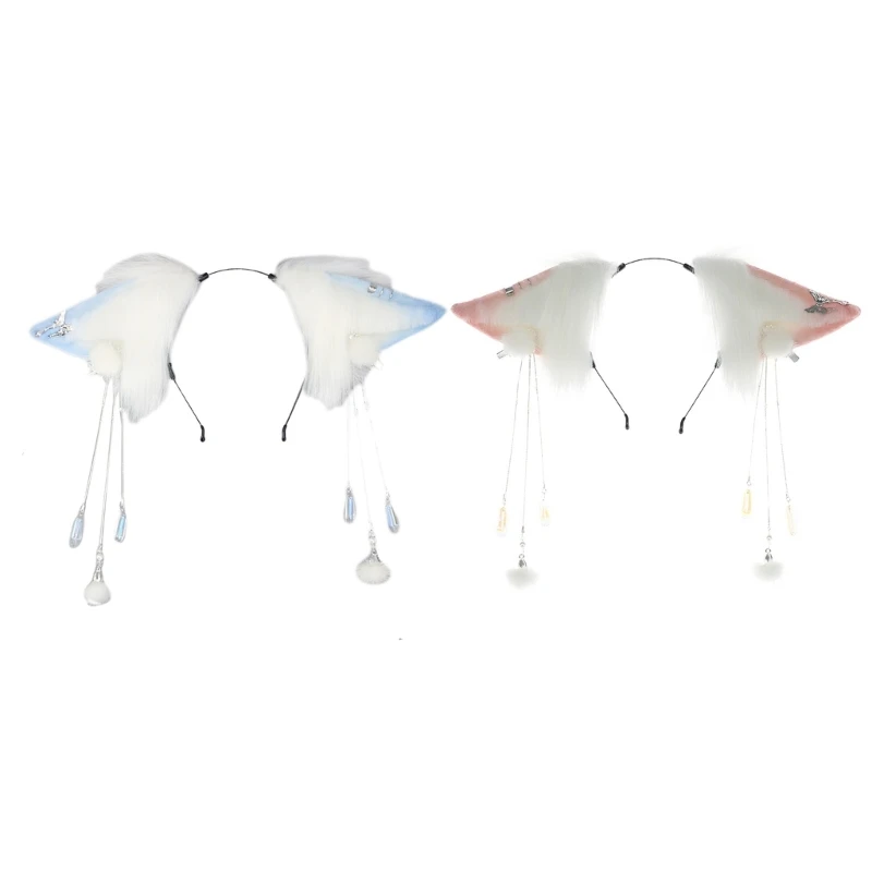 

Головной убор с изображением волка и ушей, аксессуары для косплея животных