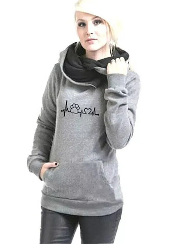 

2023 Y2K осенне-зимние толстовки, женские модные пуловеры с длинным рукавом и вышивкой, свитшоты, топы, винтажные теплые с капюшоном