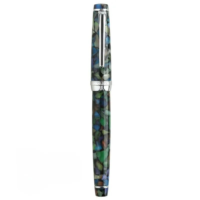 MAJOHN DELIKE Перьевая ручка из полумесяца и акриловой смолы EF/F/изогнутый наконечник 0