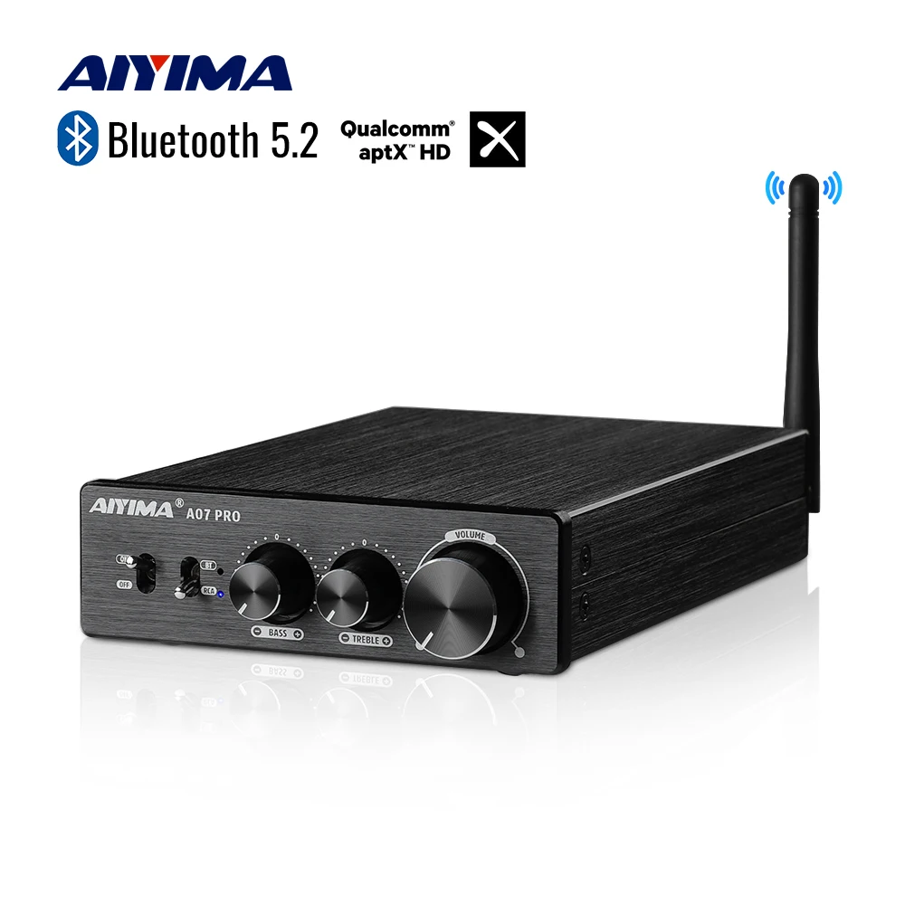 

AIYIMA A07 PRO Bluetooth усилитель аудио APTX HD TPA3255 Hifi стерео усилитель мощности 300Wx2 звуковой динамик усилитель домашний усилитель