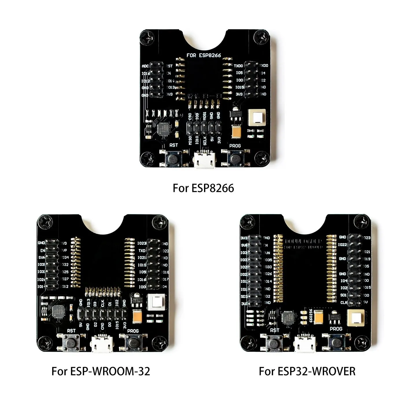 

ESP8266 ESP-WROOM-32 ESP32-WROVER Development Board Test Burning Fixture Tool Downloader for ESP-12F ESP-07S ESP-12S