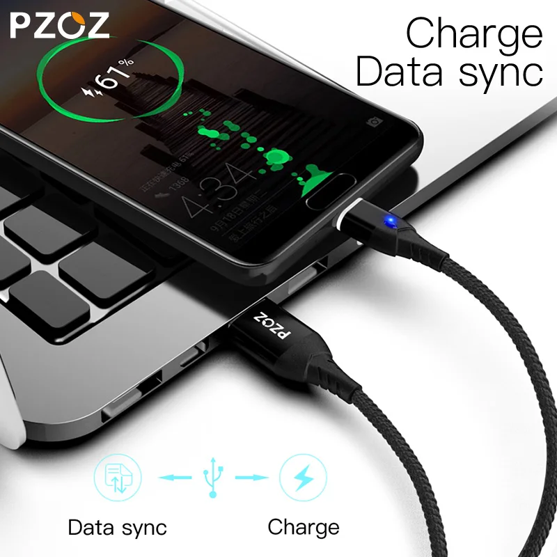 

5A Magnetic Cable Micro USB Type C Super Fast Charging Microusb Type-C Magnet Charger USB C For iPhone 12 Huawei USB Cable