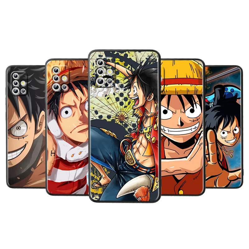 

One Piece Super Handsome Luffy Phone Case For Samsung Galaxy A51 A71 A41 A31 A11 A01 A72 A52 A42 A32 A22Silicone TPU Cover