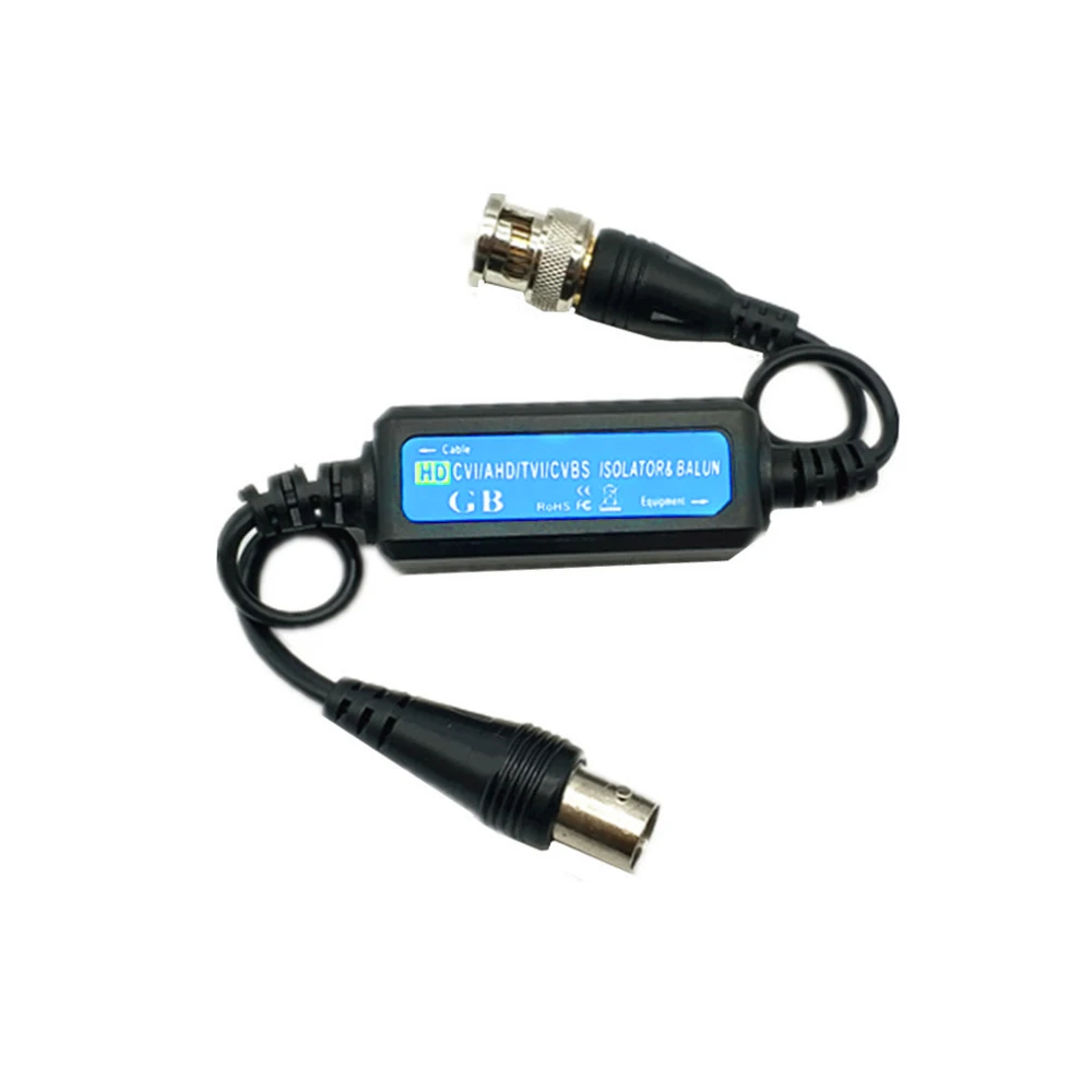 

5MP HD Coaxial Cable Video Balun BNC to Twisted Pair CCTV coaxial cable connector Ground Loop Isolator HD CVI AHD TVI CVBS