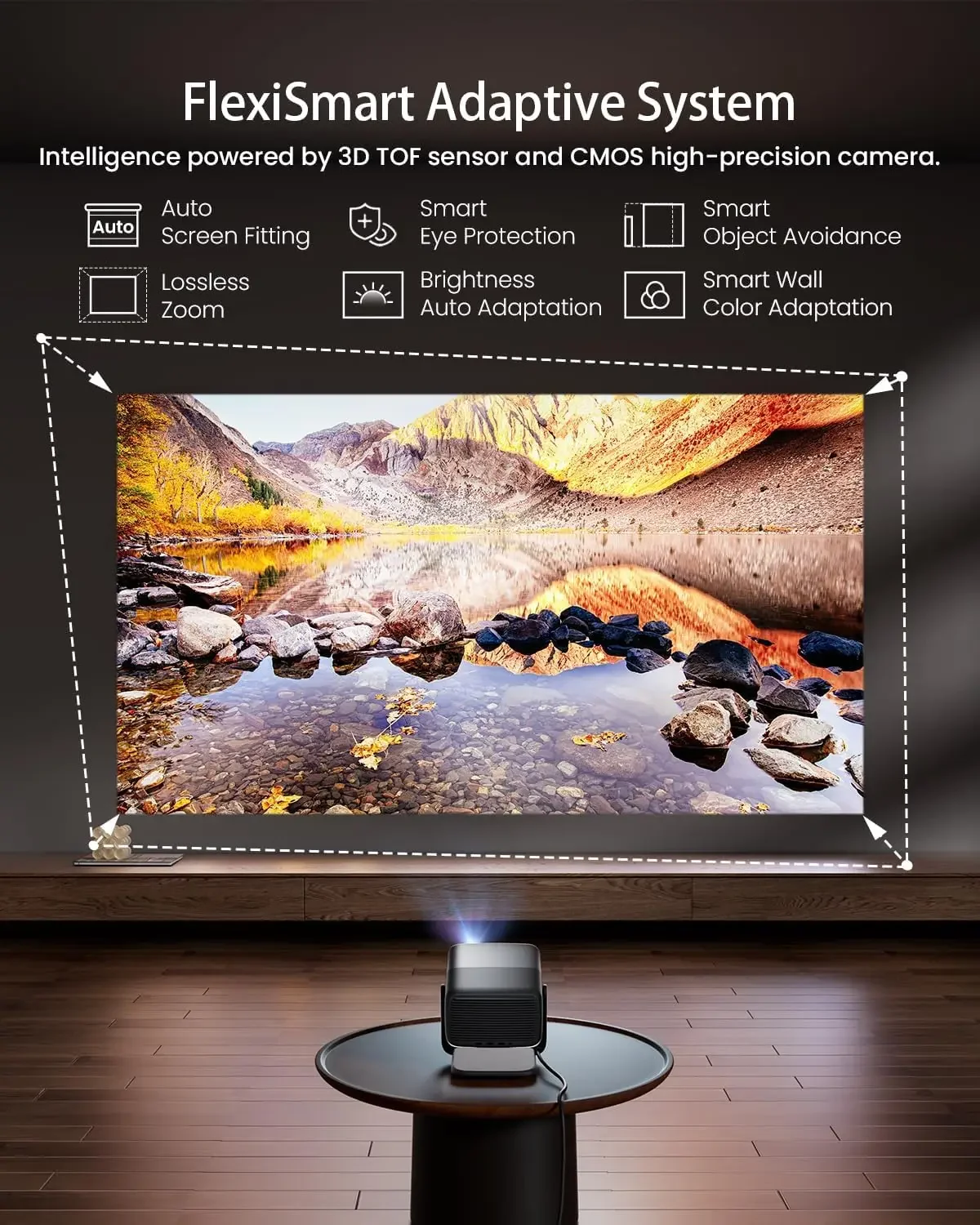 Yinзам JMGO N1S ультратонкий проектор 4K Встроенный тройной лазер 3000 CVIA домашний