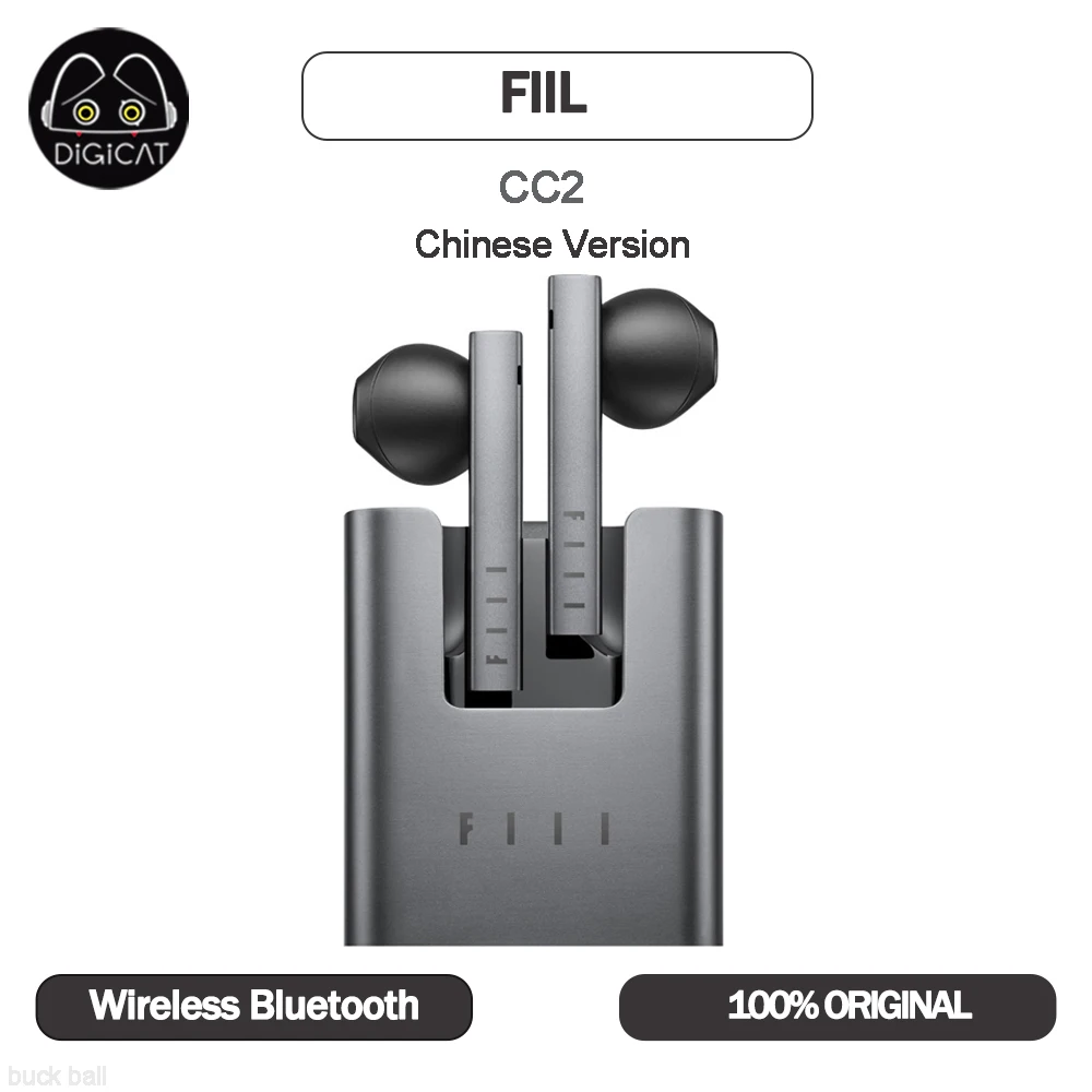 

Chinese Version Original Fiil CC2 Wireless Earbuds TWS Wireless Bluetooth Earphones Bluetooth 5.2 ENC Noise Reduction Headsets