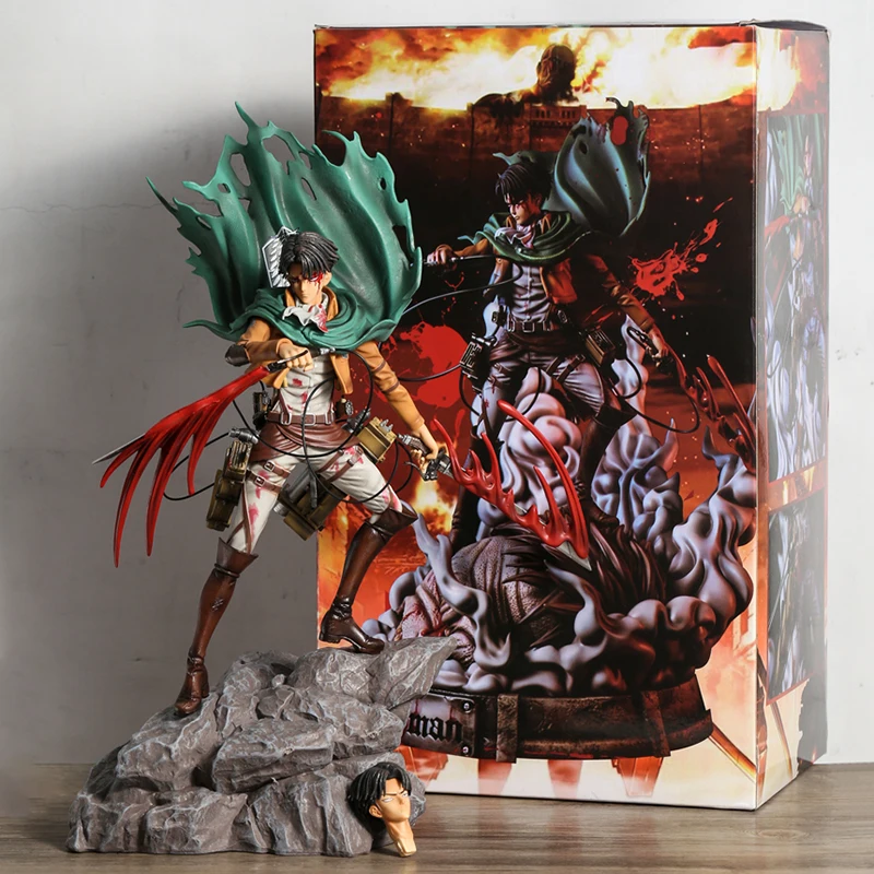 Attack on Titan Levi Ackerman Excellent Figure Anime Model Statue Toy Collectibles Gift