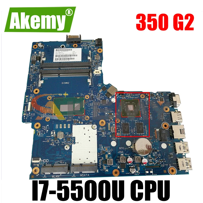 

Материнская плата для ноутбука HP 796399-001 796399-501, модель 350 G2 I7-5500U материнская плата для ноутбука 6050A2677101-MB-A01 216-0856030
