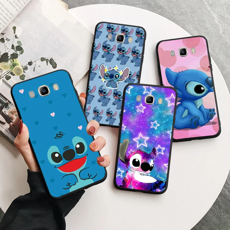 

Stitch Lovely Lilo For Samsung Galaxy j8 j7 j6 j5 j4 j3 j2 Plus Prime Core 2018 2016 Silicone Soft Black Phone Case Coque Capa