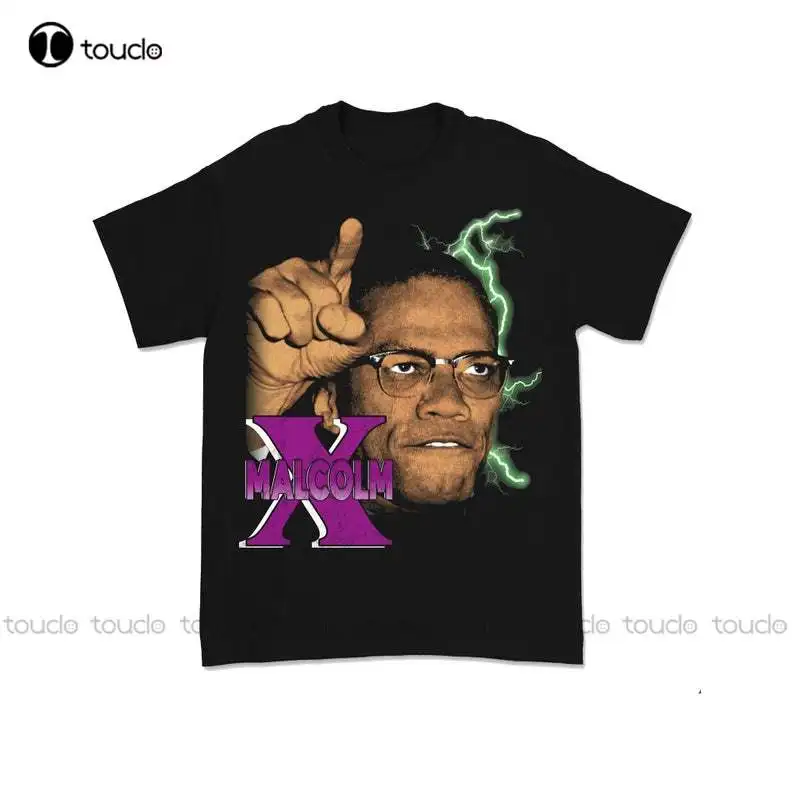 

Новая хлопковая Футболка в винтажном стиле с голенищем Малкольма X 90