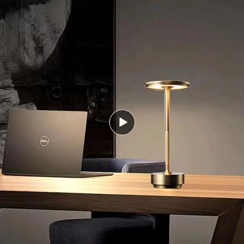 

Led Lighting Table Lamp Anti-skid Design Aluminum Simple Table Lamp Built-in Battery Cordless Table Lamps Metal Desk Light Lamp