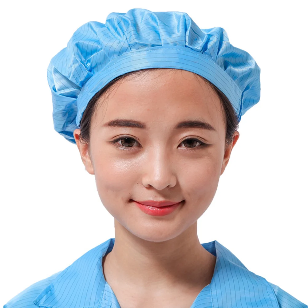 

Chef Cap Hat Hair Headwear Scrub Cooking Kitchen Hats Catering Cook Nets Culinary Bouffant Sushi Service Sous Japanese Toque