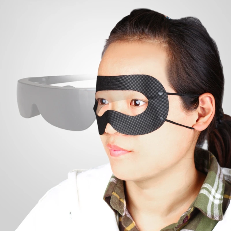 

E8BA 100 PCS Disposable VR Mask Eye Cover Mask Compatible with Hua Wei VR Headset Covers Pads for Experience Center Use