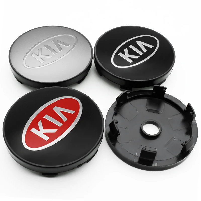 

4pcs 60mm Car Styling Badge Wheel Center Hub Caps Logo Emblem Rim Caps Cover Sticker For KIA Ceed Sportage Rio 4 Sorento Optima