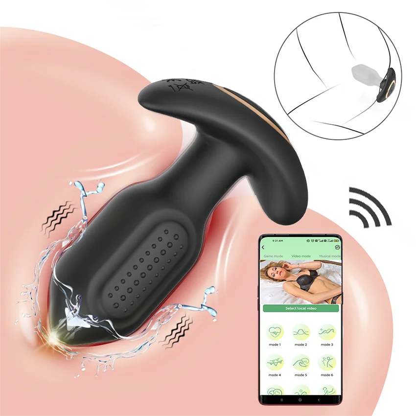 Вибратор для стимуляции простаты с дистанционным управлением
