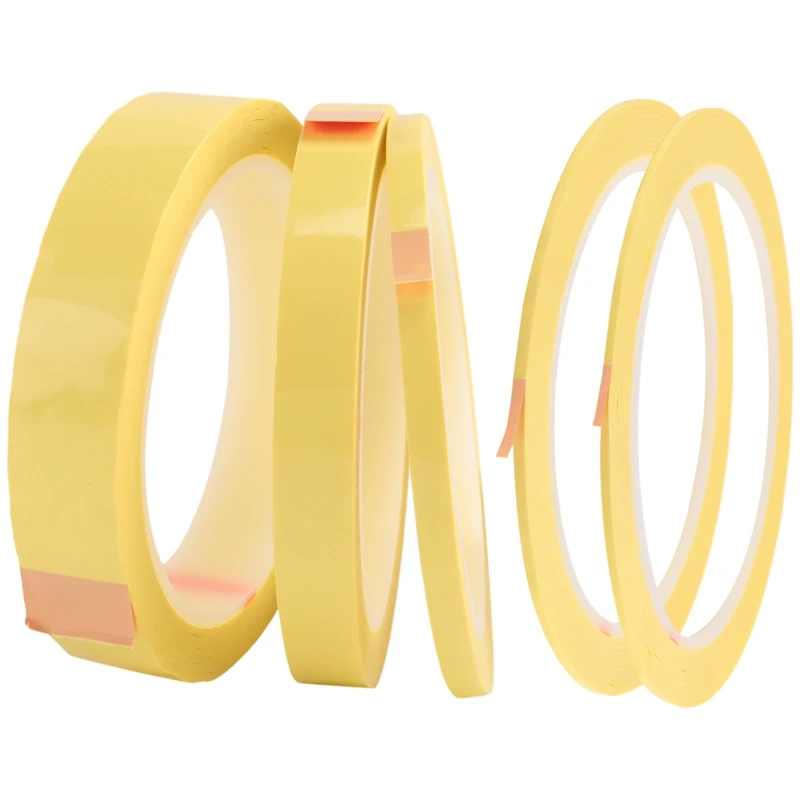 6 рулонов ленты для тонких линий 1/16 7/10 1/8 1/4 1/2 3/4 дюйма X 55 ярдов малярная лента