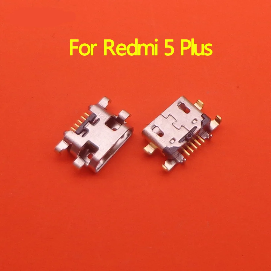 

10 шт. новый разъем Micro USB для подключения зарядного порта для Xiaomi Redmi 5 Plus