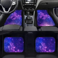 purple cosmic galaxy car floor mats outer space lovers nebula cosmos conversion van night sky car accessories milkyway