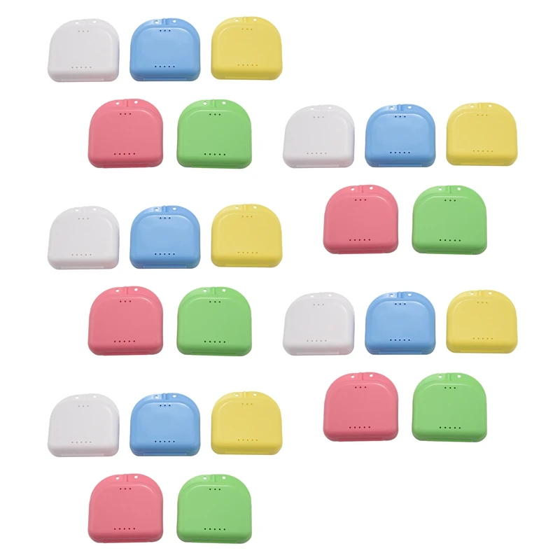 

Фиксатор, чехол, 25 шт., чехол для защиты рта, ортодонтический фиксатор, контейнер