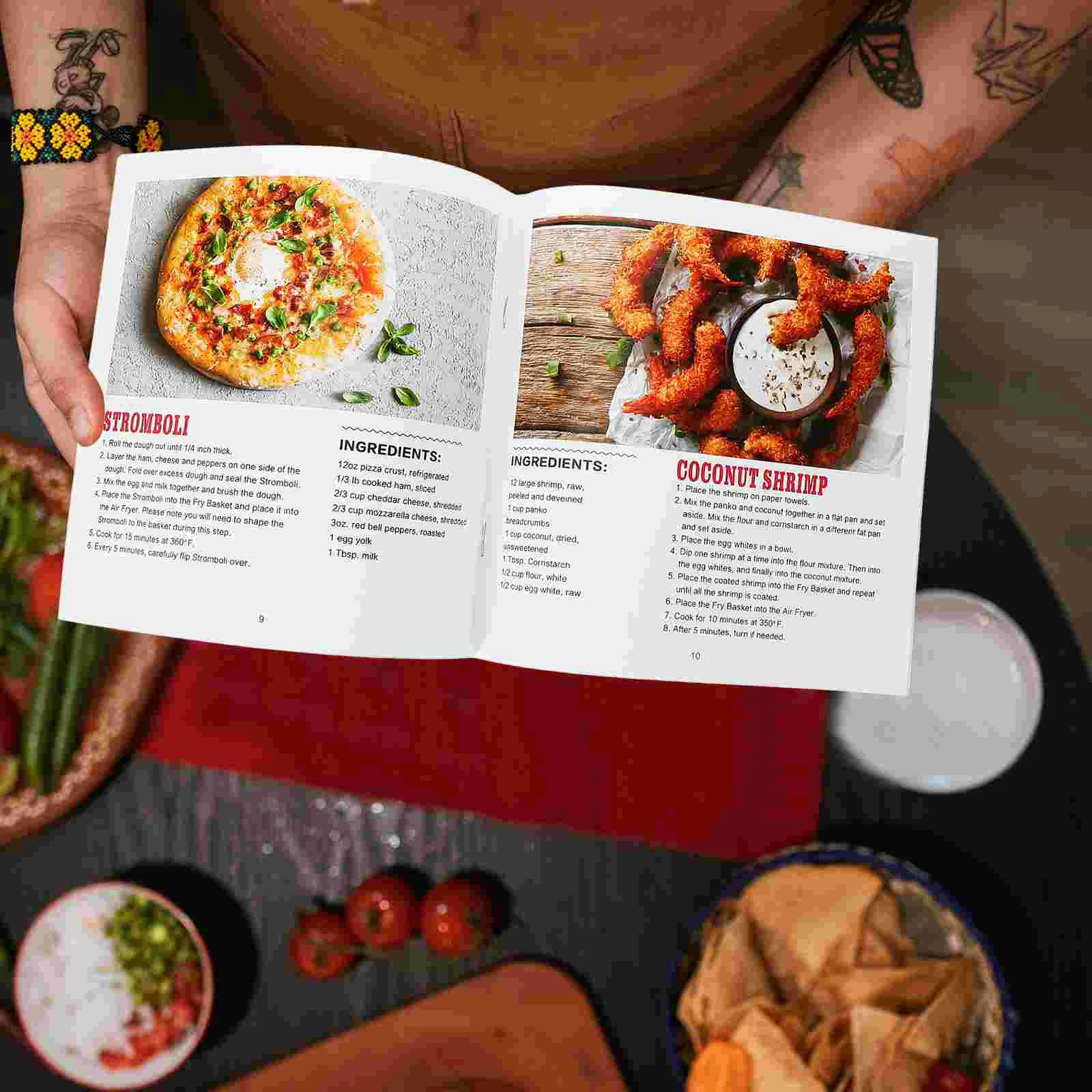 Airfryer Recipes Paper Cook Book for Cookery Easy-going Simple Food