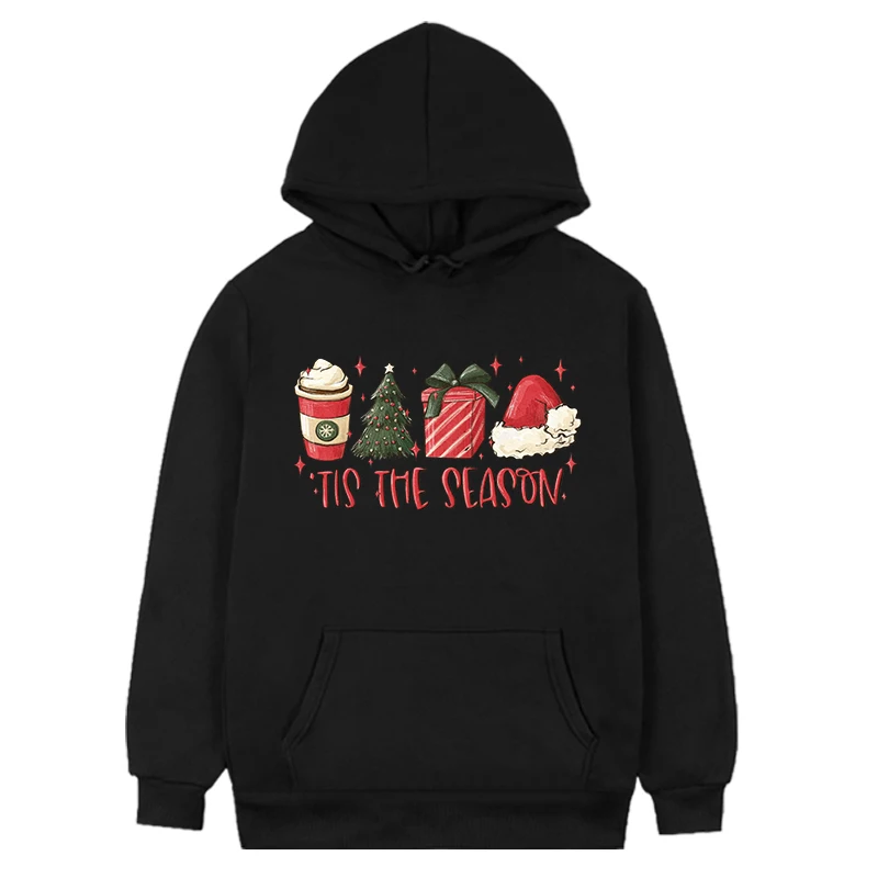 

Christmas The Season Sweatshirt Merry Christmas Hoodie Aesthetic Christmas Sweatshirt Cute Winter Clothes Women