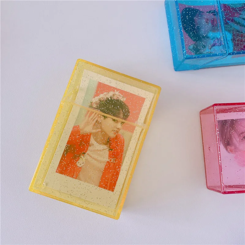 

Органайзер для фотоальбома Instax, 3 дюйма, прозрачный, блестящий