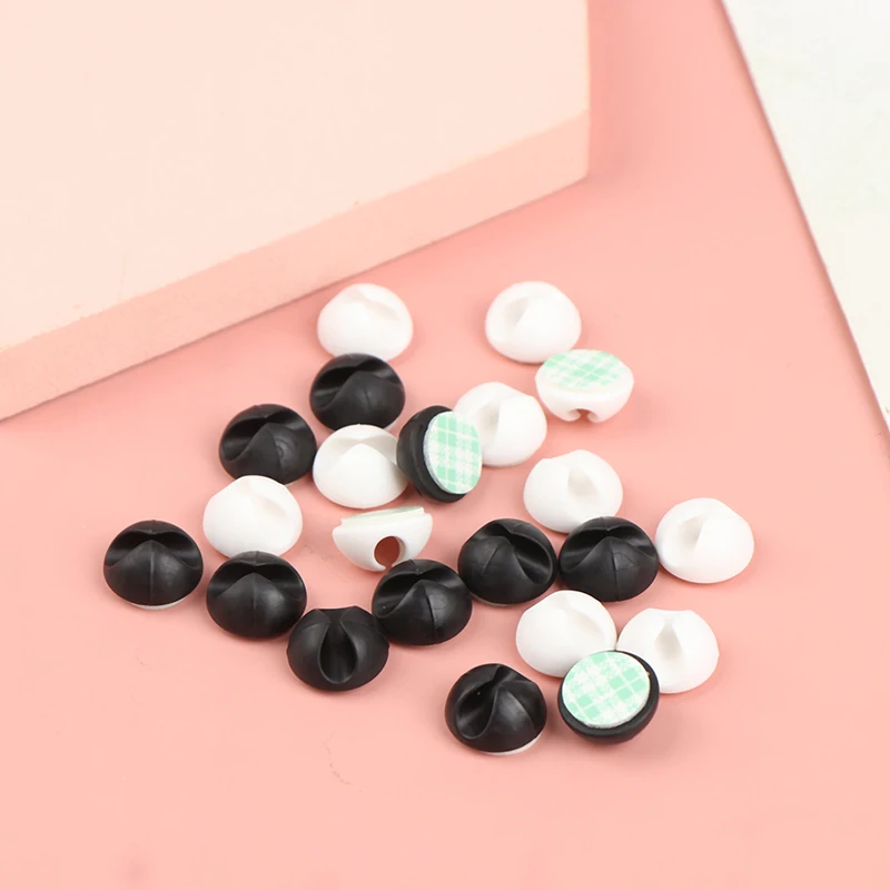 

10Pcs Car Cable Clips Silicone USB Line Desktop Management Compatible Clips Organizer Auto Parts Data Cable Organization