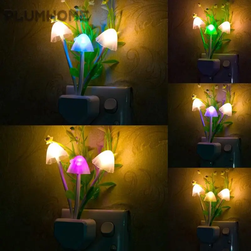 

Mushroom Lamp Novelty Night Light Fungus Luminaria Lamp 3 Colorful LED Night Lights Fungus Luminaria Lamp