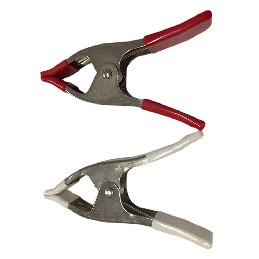 

1PC 6 Inch Iron Nickel Plated A-Shaped Clip Spring Clamps Woodworking Grip Powerful Tools Fixed Clamps Home Crafts Repair Tools