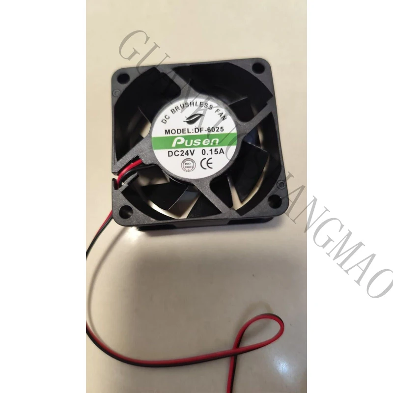 Фото Вентилятор охлаждения HJY Pusen DF-6025 DC24V 0.15A 6025 6см, 2-проводной, 1 шт. №1