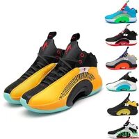 men low basketball shoes fashion yellow zapatillas basketball sneakers child basket homme chaussure male sport new size 9