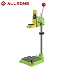 Стенд для дрели ALLSOME MINIQ BG6117, компактный кронштейн для электрической дрели, вращающийся на 90 градусов, с фиксированной рамой