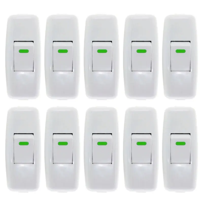

50 Lot - Inline Desk Light Bed Lamp One Pole On/Off Cord Switch Screw Termainl AC250V 10A
