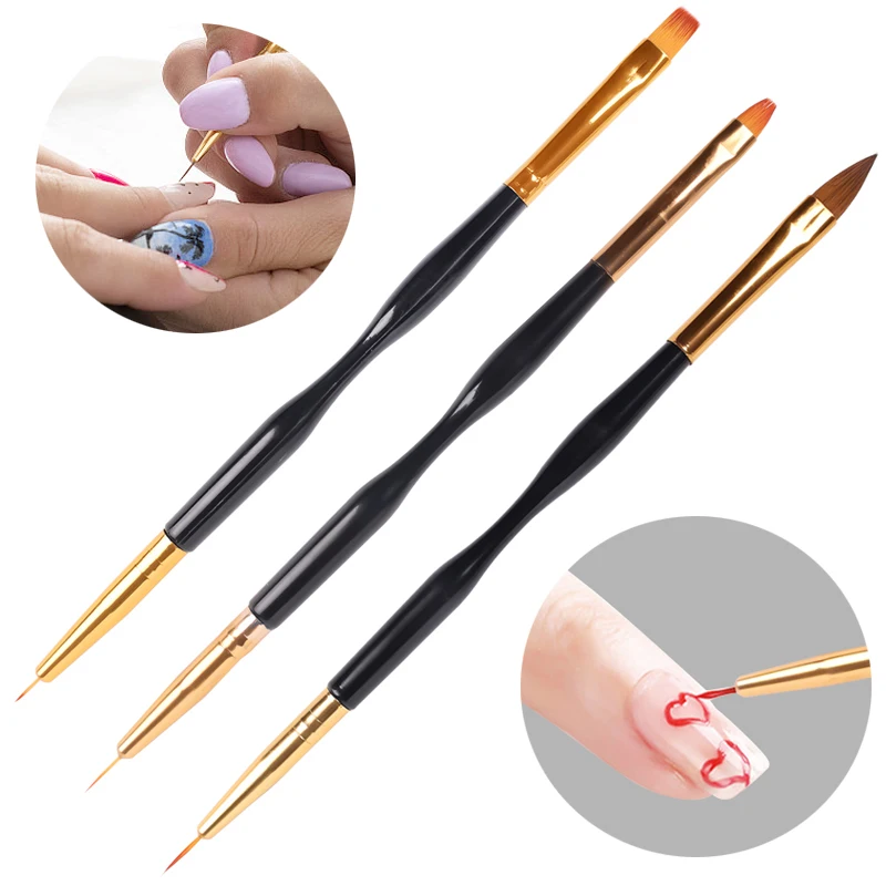

1PCS Nails Art Polish Brush Pattern Phototherapy Acrylic UV Gel Extension Coating Painting Pen DIY Manicure Accessories Tools