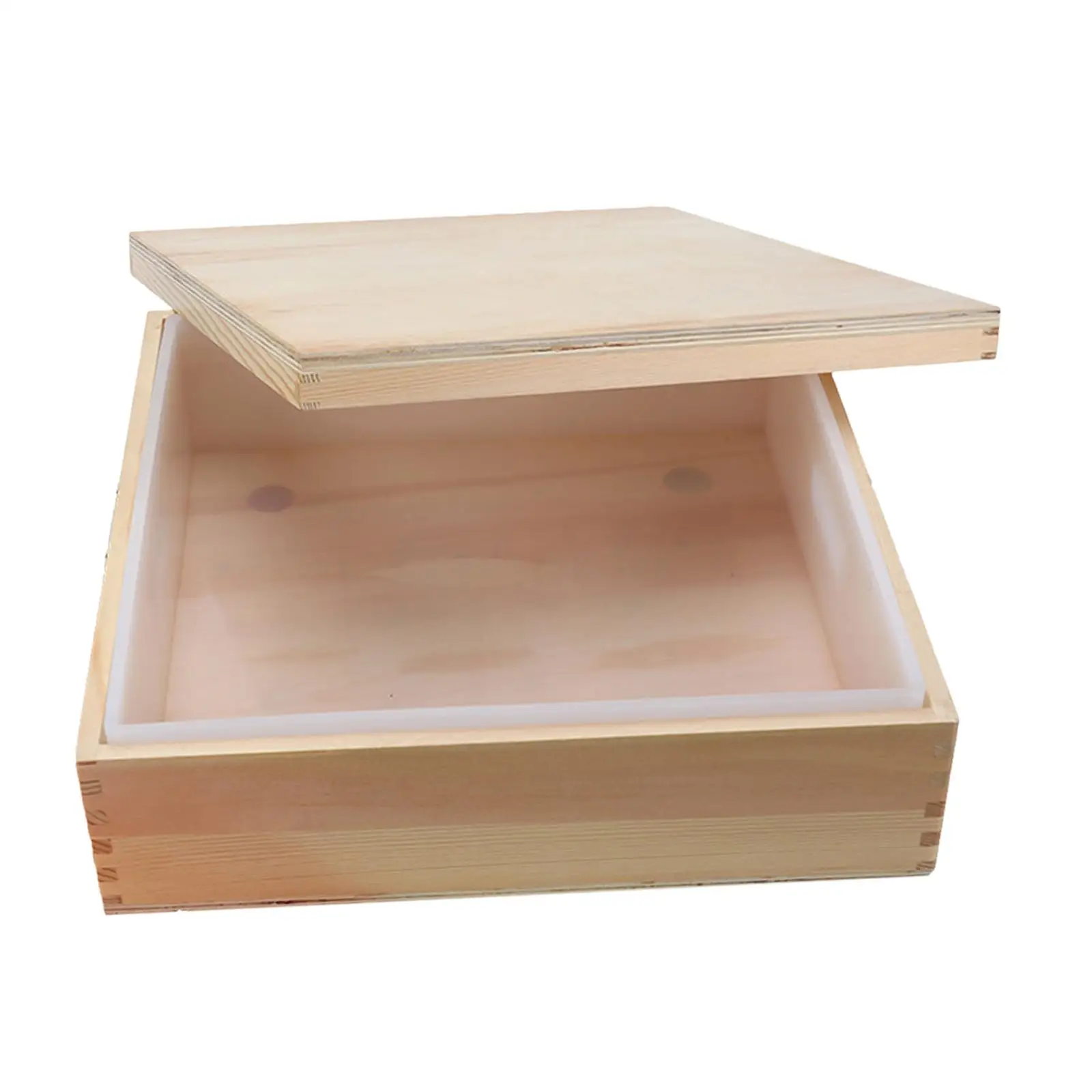 

Silicone Soap with And Lid Flexible Square Handmade Loaf Mould