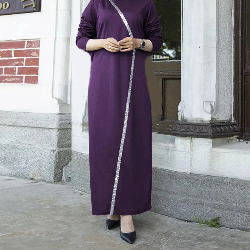 

Wepbel Muslim Dress Abaya Women Ramadan Turkish Caftan Robe Dubai Fashion Abaya Slim Fits Robe Islamic Clothing Abaya Kaftan