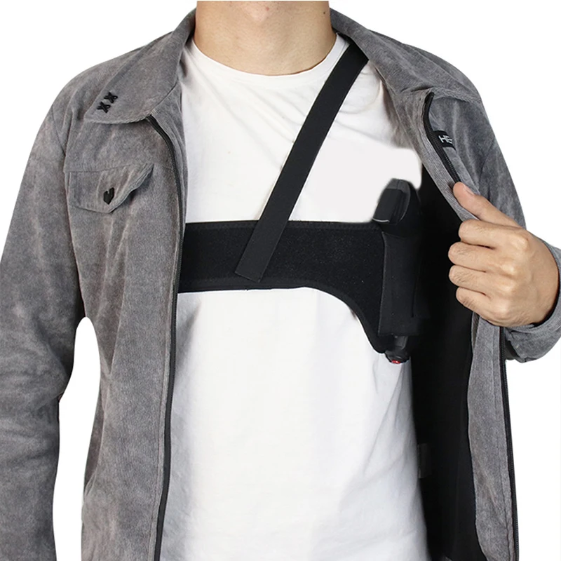 Gun Under Arm Shoulder Double Pistol Gun Holster Pouch Armpit Hidden