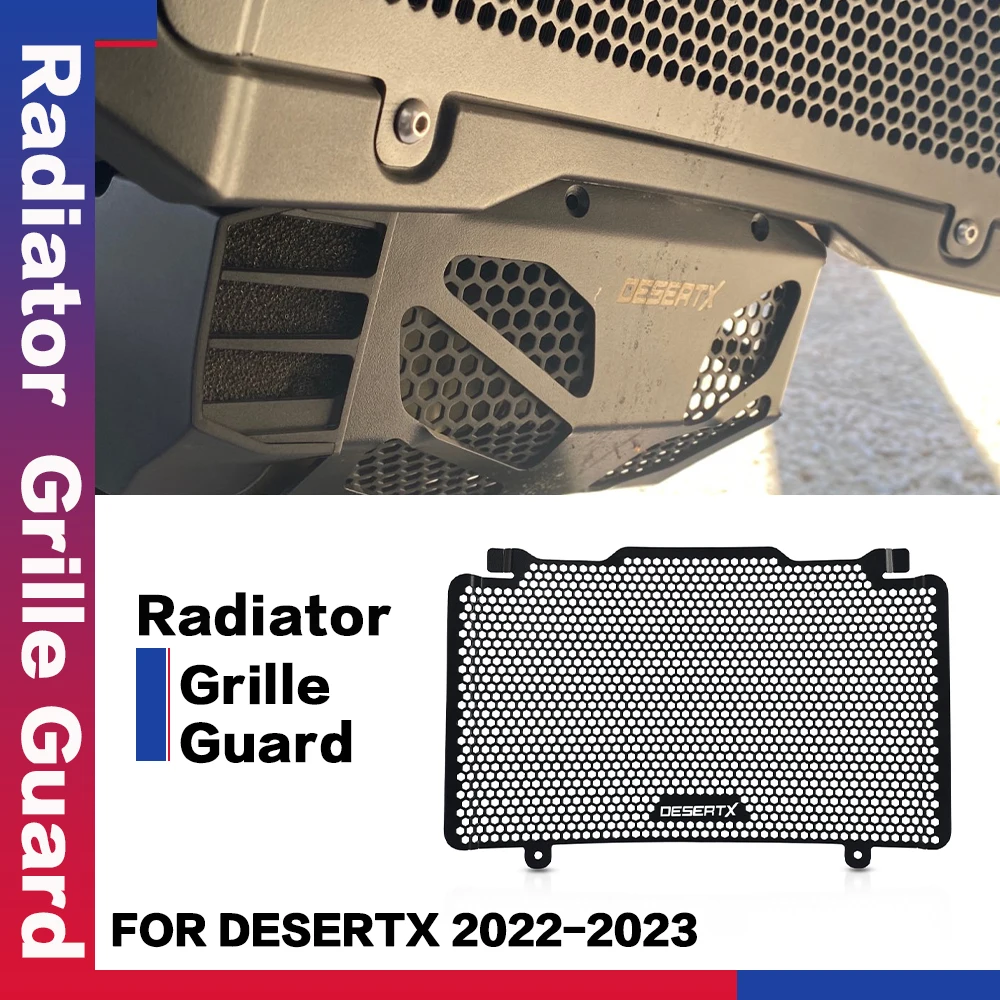 

2023 New Motorcycle Accessories Aluminium Radiator Guard Protector Grille Cover For Ducati DesertX Desert X Desert-X 2022 2023