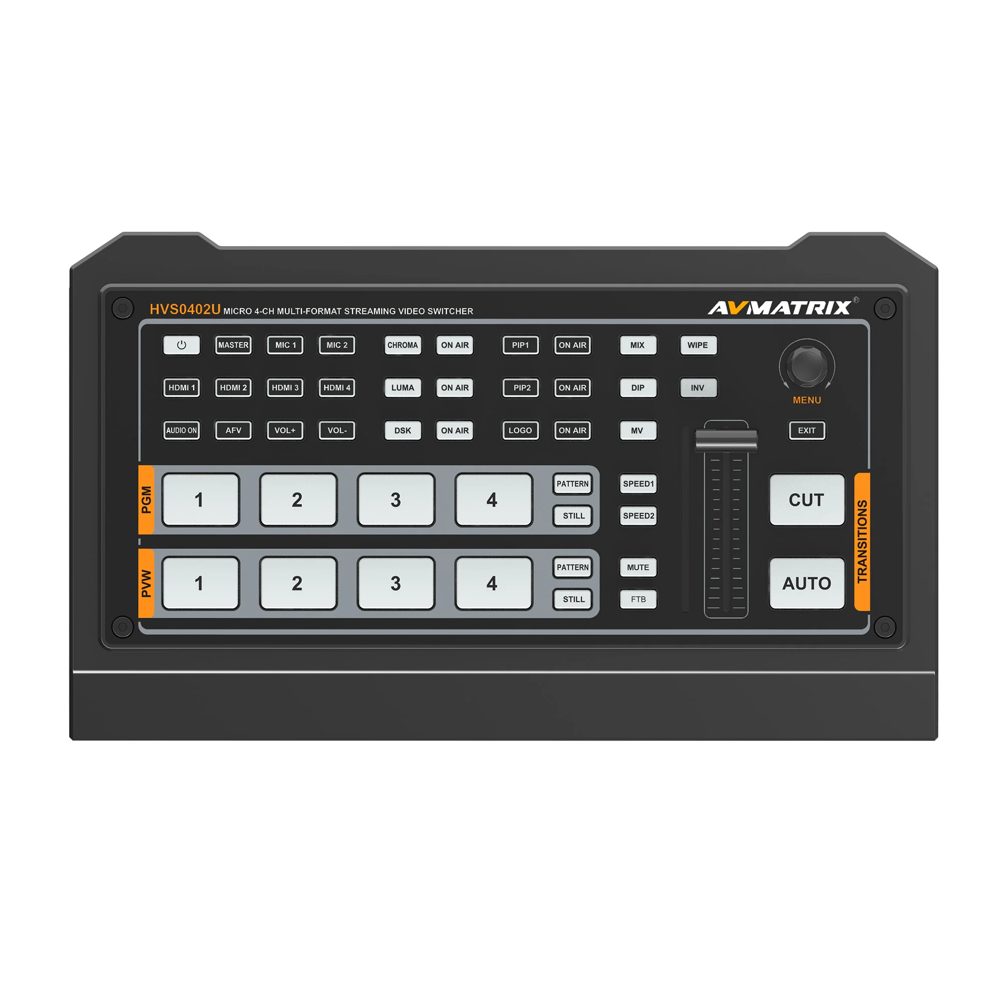 

HVS0402U 4CH HDMI STREAMING VIDEO SWITCHER